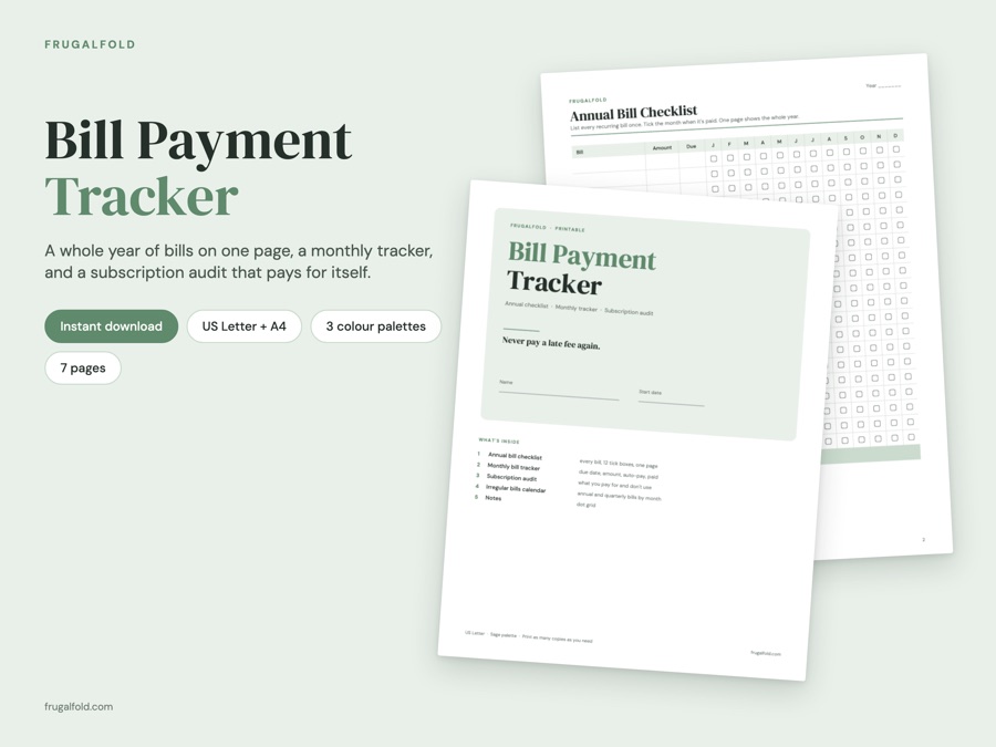 Bill Payment Tracker