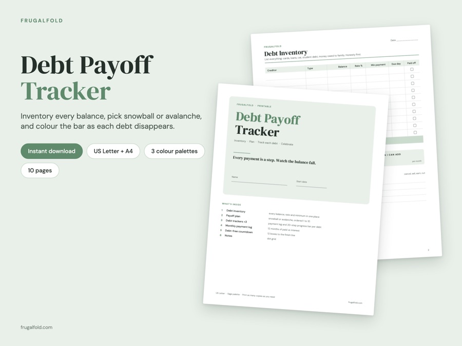 Debt Payoff Tracker
