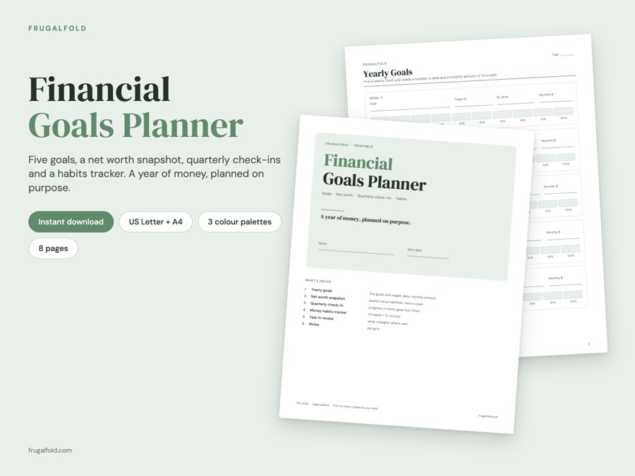 Financial Goals Planner
